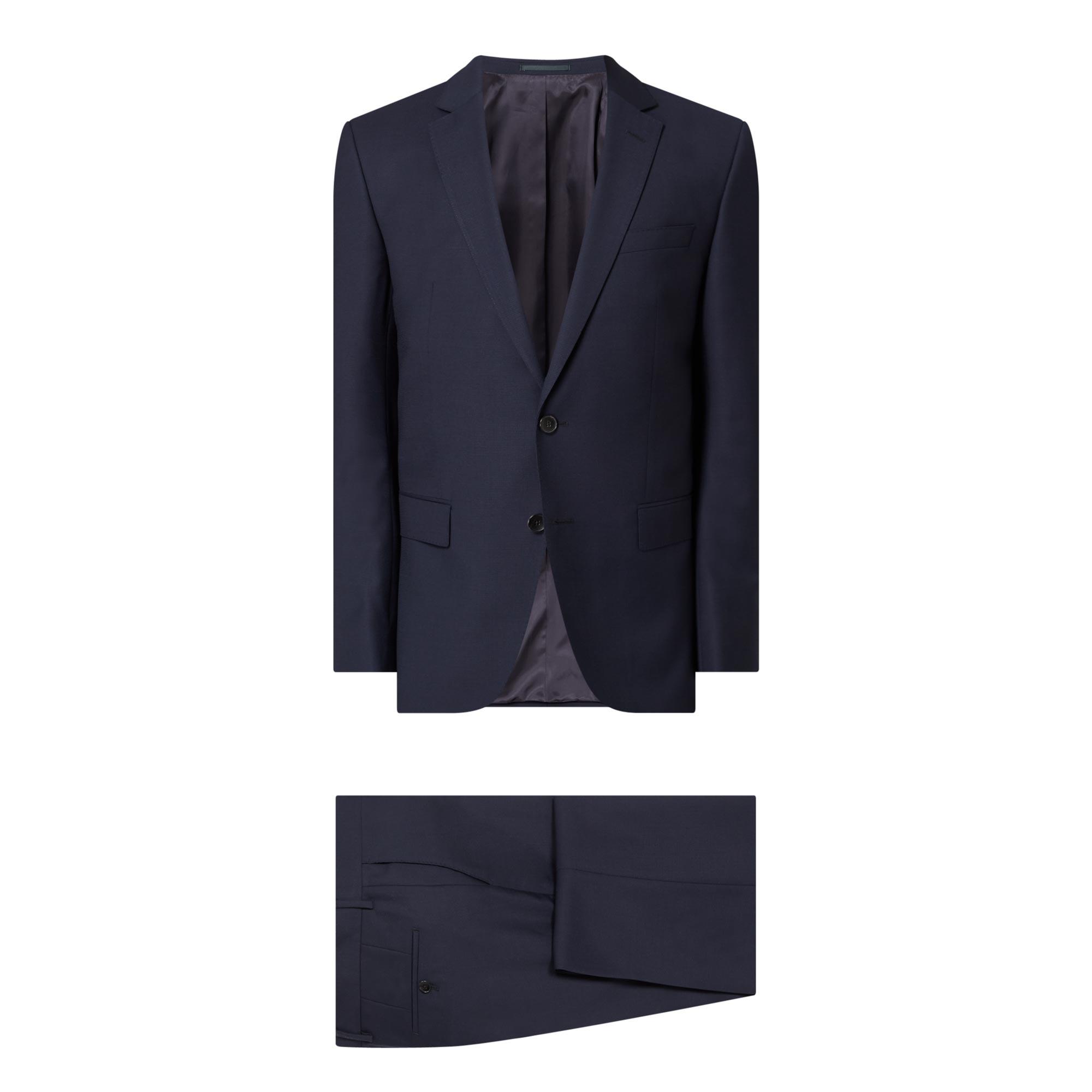 Textured Wool Two-Piece Suit